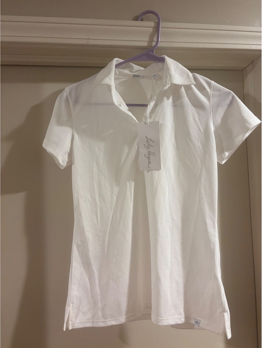 NWT Lady Hagen White Golf Polo Shirt XS Moisture Wicking UPF 25 Stretch [COPY]